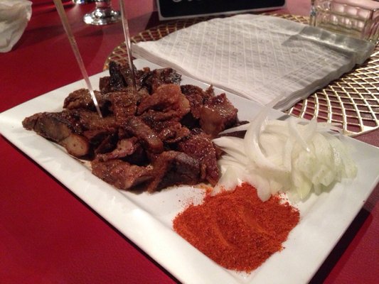 Beef Suya at Ike's Cafe and Grill