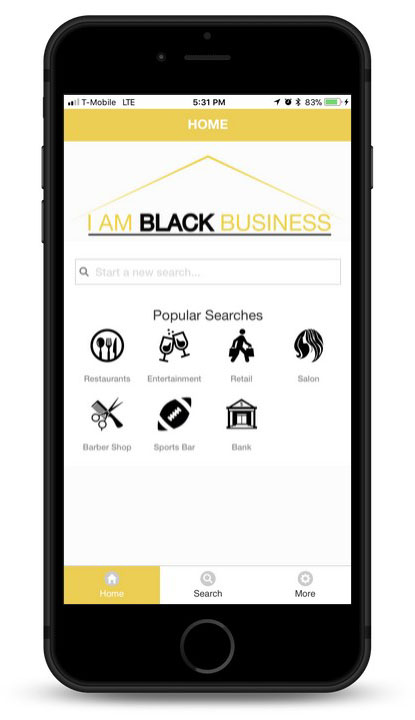 I Am Black Business Mobile App
